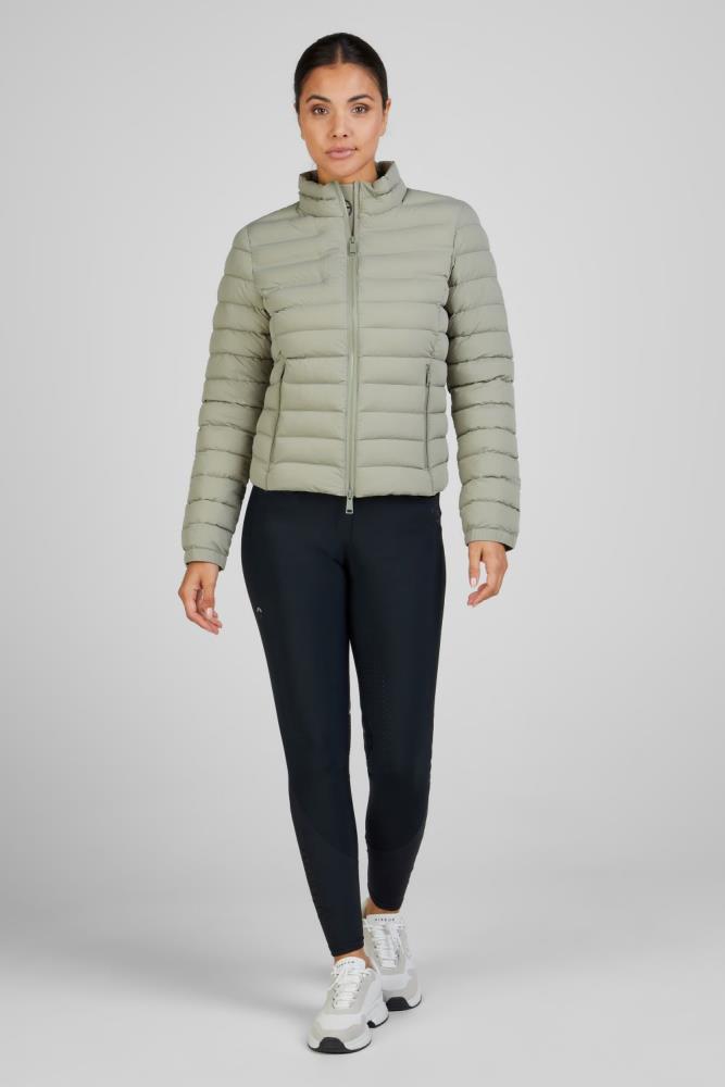 Pikeur Quilted Jacket 7016 AL light moos 36