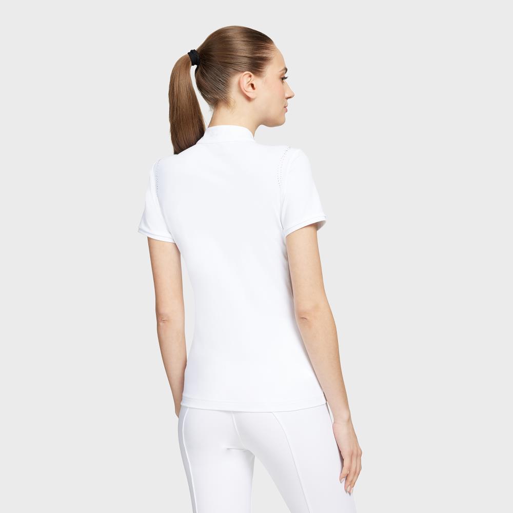 Samshield LEIA CRYSTAL Turniershirt SS24 white M