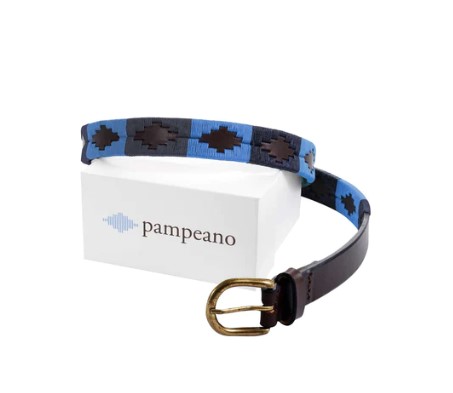 Pampeano Pologürtel Skinny 90 azules