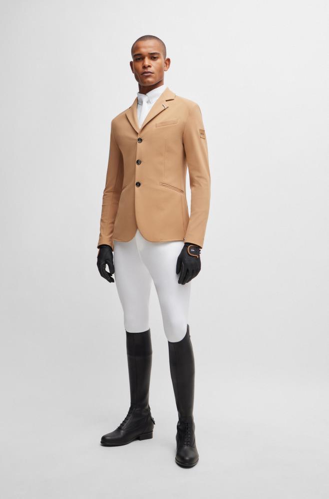 Boss Equestrian Turniershirt Norman LS Side Panel whiteL