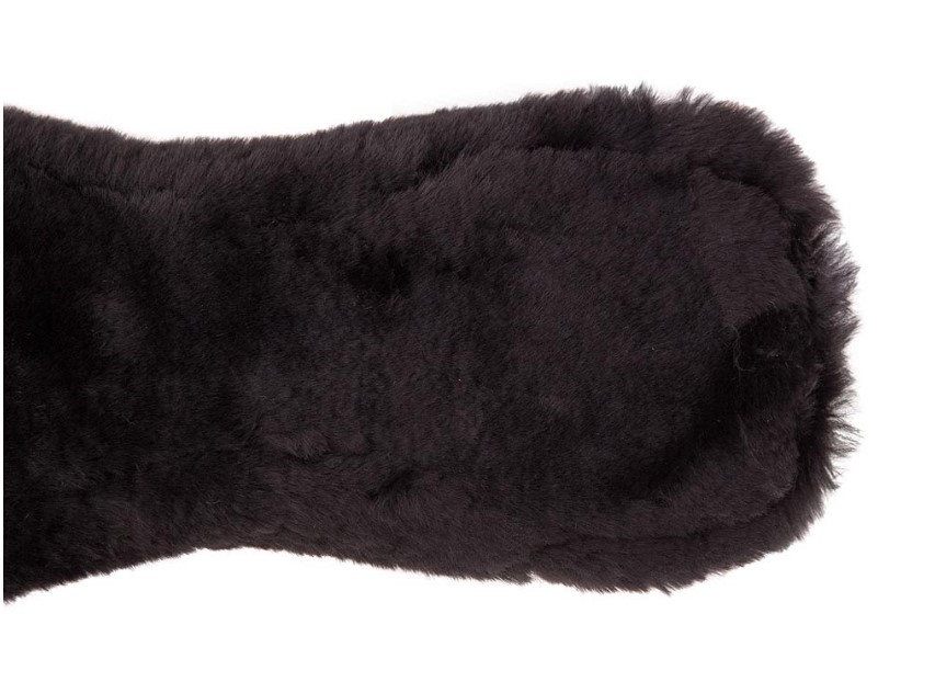BR Dressurgurt Sheepskin schwarz/schwarz 65 cm