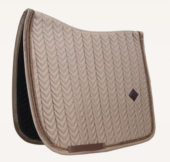 Kentucky HW Schabracke Samt Pearls Springen hellrosa